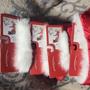 4pcs wondershop Christmas Pet Puffer Coat 2Small, 1XS, 1XLarge